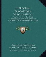 Hieronymi Fracastorii Veronensisv1