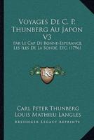 Voyages De C. P. Thunberg Au Japon V3