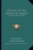 History Of The Affairs Of Greece
