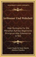 Irrthumer Und Wahrheit