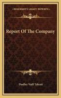 Report Of The Company