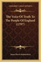 The Voice Of Truth To The People Of England (1797)