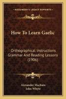 How To Learn Gaelic