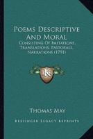 Poems Descriptive And Moral