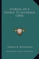 Journal Of A Voyage To Australia (1894)