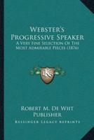 Webster's Progressive Speaker