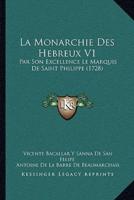 La Monarchie Des Hebreux V1