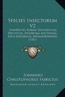 Species Insectorum V2