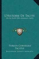 L'Histoire De Tacite