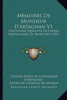 Memoires De Monsieur D'Artagnan V1