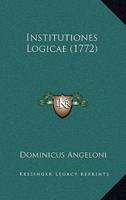 Institutiones Logicae (1772)