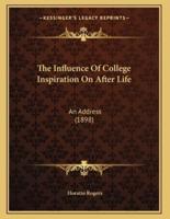 The Influence Of College Inspiration On After Life