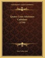Quatre Cents Aforismes Cathalans (1718)
