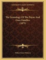 The Genealogy Of The Payne And Gore Families (1875)
