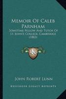 Memoir Of Caleb Parnham