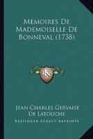 Memoires De Mademoiselle De Bonneval (1738)