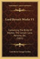 Lord Byron's Works V1
