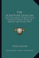 The Scripture Lexicon