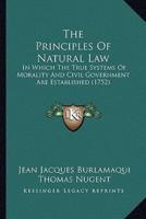 The Principles Of Natural Law