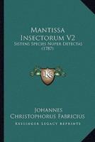 Mantissa Insectorum V2