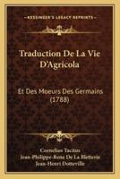 Traduction De La Vie D'Agricola