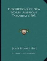 Descriptions Of New North American Tabanidae (1907)
