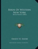 Birds Of Western New York
