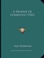 A Defense Of Cosmetics (1922)