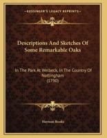 Descriptions And Sketches Of Some Remarkable Oaks