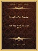 Columbia's Apostasy