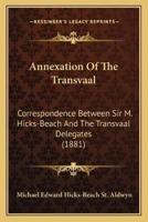 Annexation Of The Transvaal
