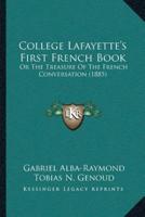 College Lafayette's First French Book