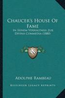 Chaucer's House Of Fame