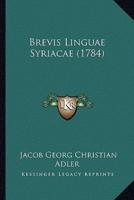Brevis Linguae Syriacae (1784)