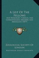A List Of The Fellows