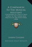 A Companion To The Musical Assistant
