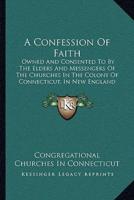 A Confession Of Faith