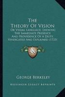 The Theory Of Vision