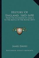 History Of England, 1603-1690