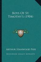 Boys Of St. Timothy's (1904)