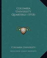 Columbia University Quarterly (1918)