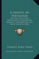 A Gradus Ad Parnassum