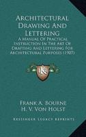Architectural Drawing And Lettering