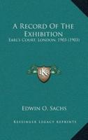 A Record Of The Exhibition