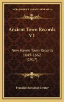 Ancient Town Records V1