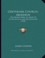 Greyfriars Church, Aberdeen