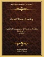Great Fillmore Meeting