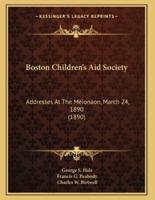 Boston Children's Aid Society