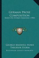 German Prose Composition