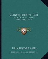 Constitution, 1921